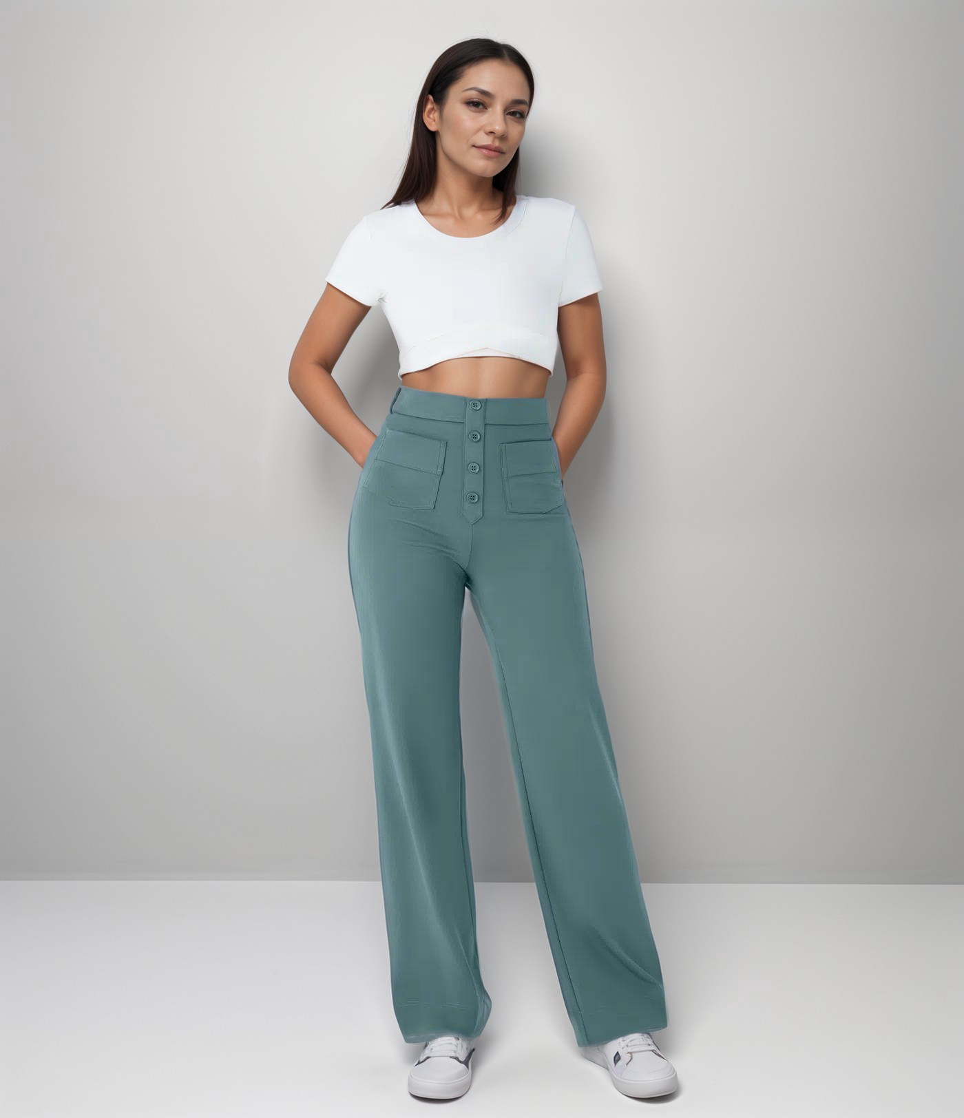 Marceau Toronto | Pantalon élastique taille haute