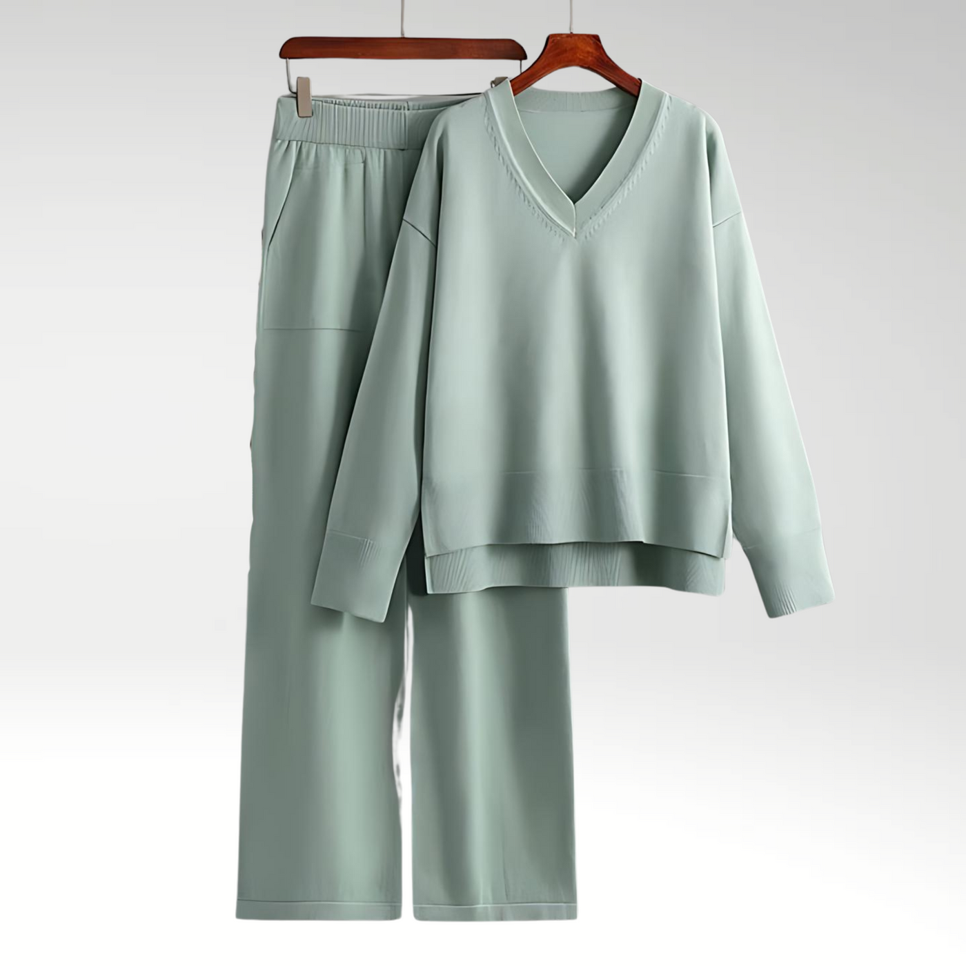 Marceau Toronto | Luxe V-Neck Two Piece Set