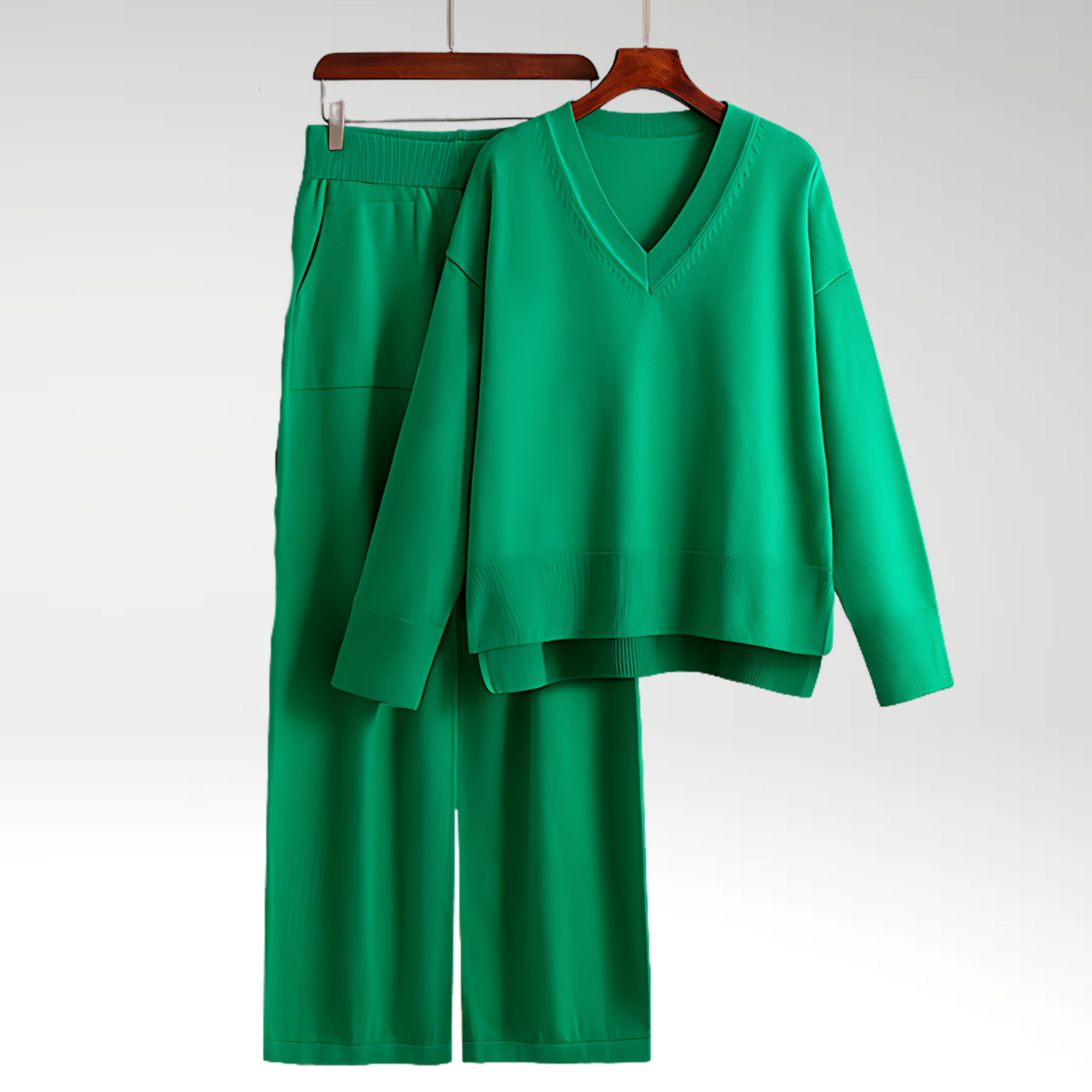 Marceau Toronto | Luxe V-Neck Two Piece Set