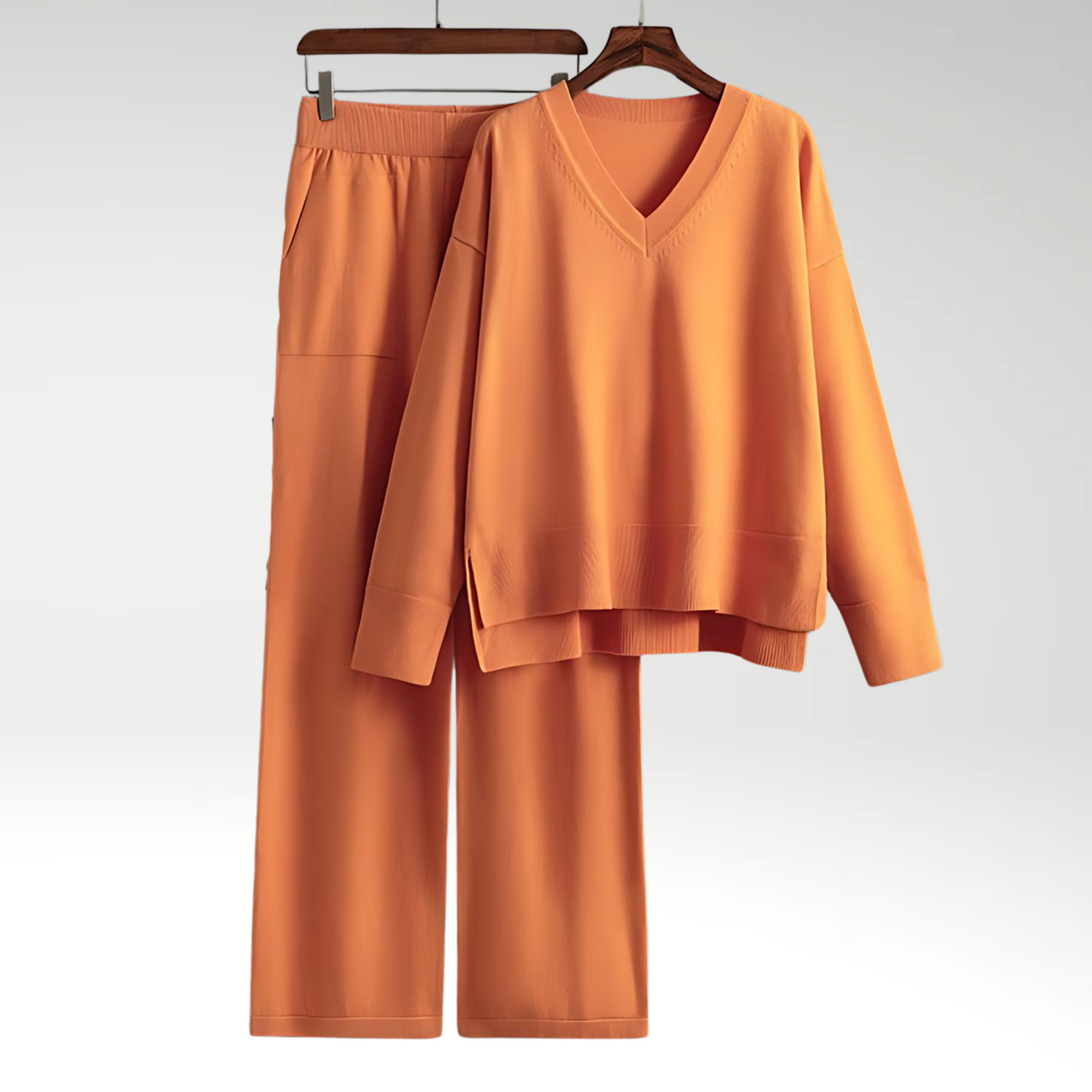 Marceau Toronto | Luxe V-Neck Two Piece Set