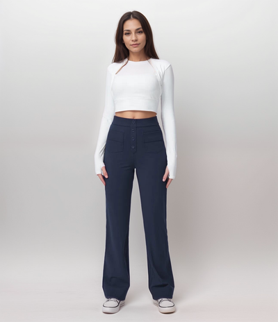 Marceau Toronto | Pantalon élastique taille haute
