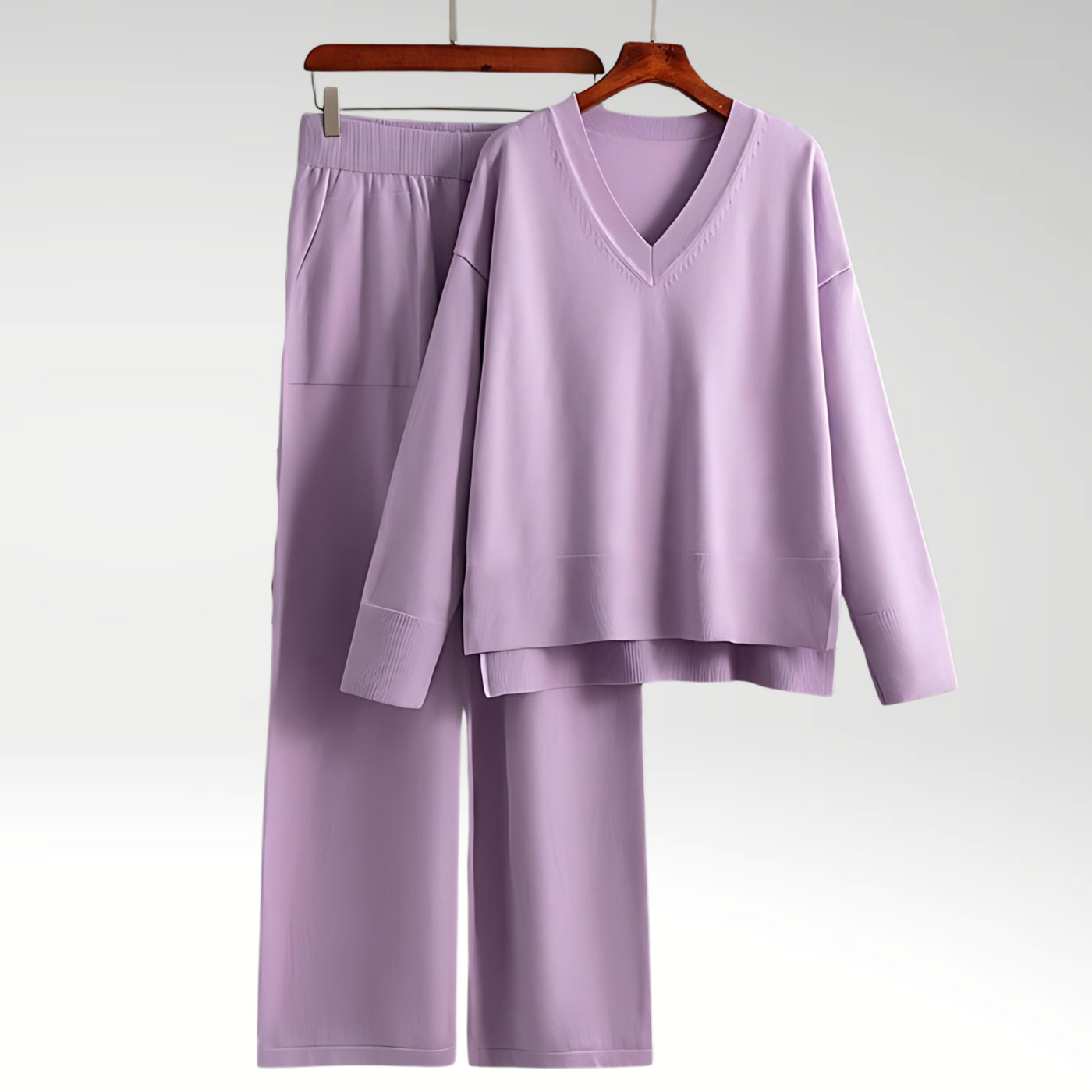 Marceau Toronto | Luxe V-Neck Two Piece Set