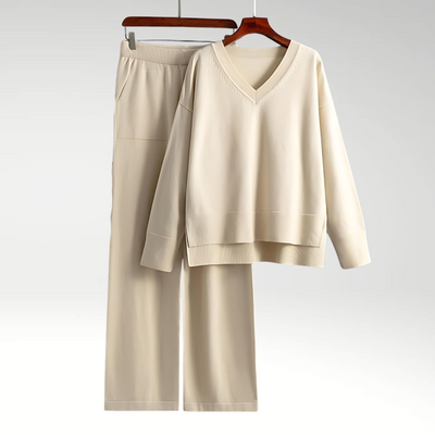 Marceau Toronto | Luxe V-Neck Two Piece Set