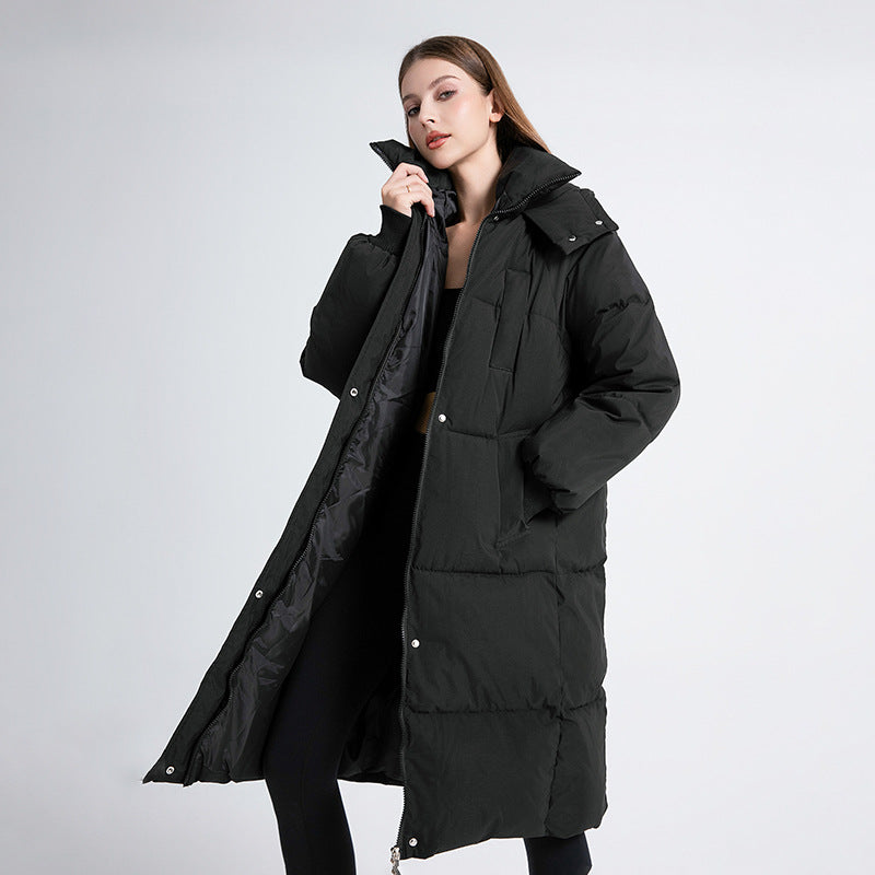 Marceau Toronto | GIGATY – Manteau long matelassé classique à capuche