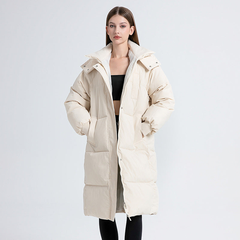 Marceau Toronto | GIGATY – Manteau long matelassé classique à capuche