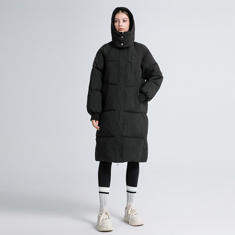 Marceau Toronto | GIGATY – Manteau long matelassé classique à capuche