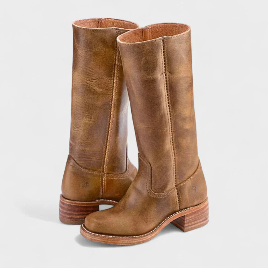 Marceau Toronto | Fleur – Bottes rétro en cuir