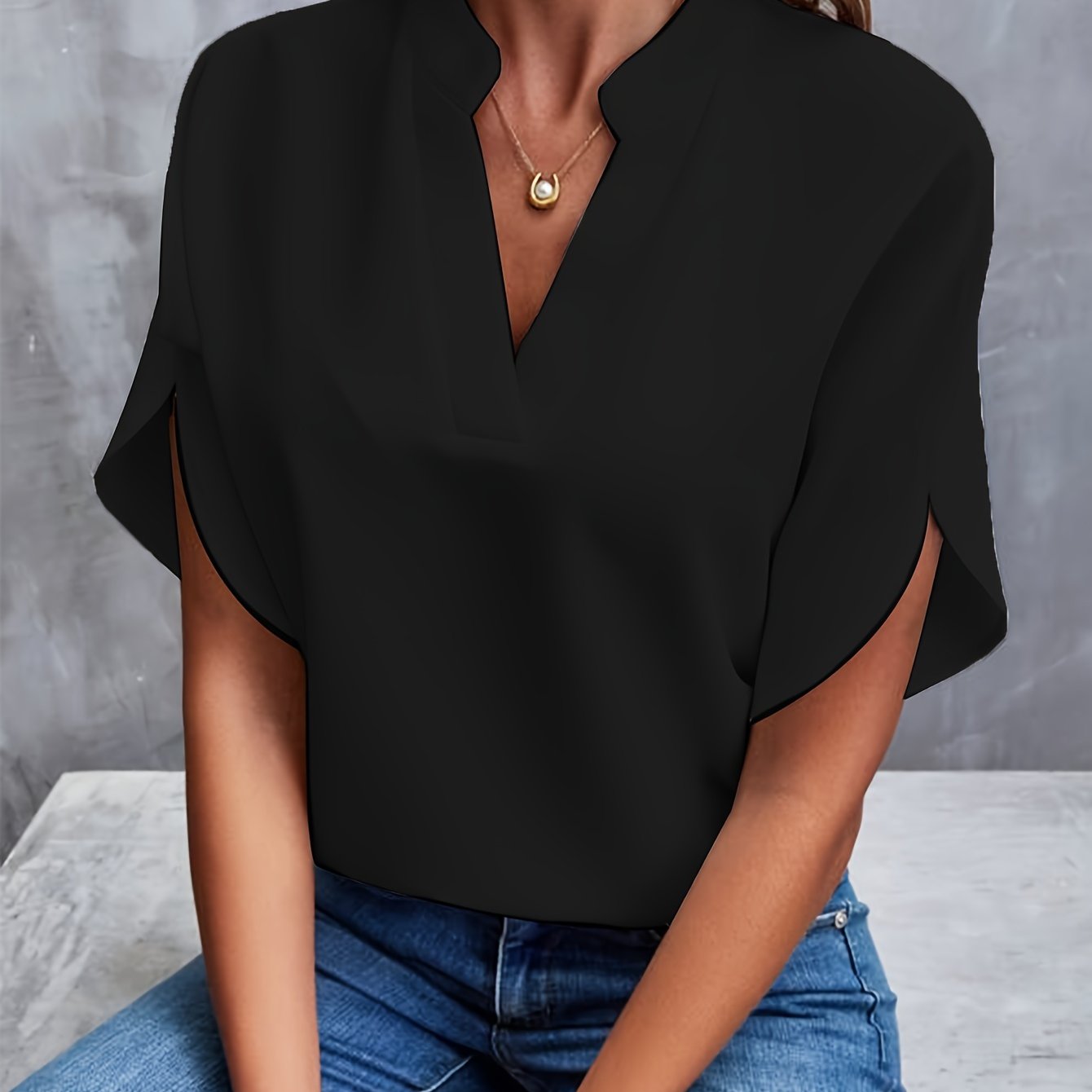 Marceau Toronto | Vivian blouse élégante pour femme à la coupe flatteuse