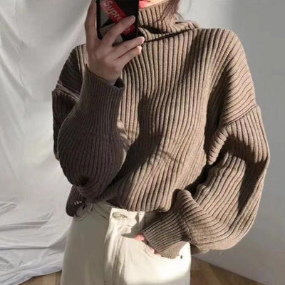 Marceau Toronto | Luxe Pull à col roulé et à manches ballon