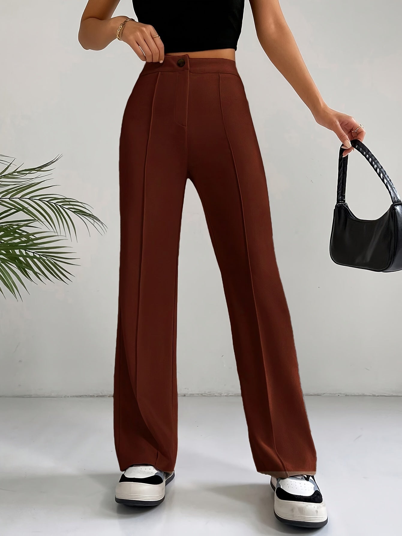 Marceau Toronto | Pantalon élégant à taille haute et pinces